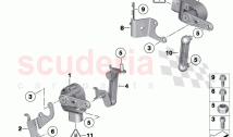 Headlight vertical aim control sensor