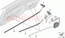 LED module optical fibre
