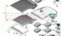 Electrical folding top