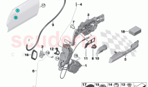 Locking system door front