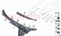 Trim panel cowl panel exterior