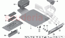 Trim panel trunk floor