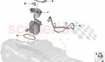 Fuel pump and fuel level sensor