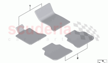 Full set all weather floor mats