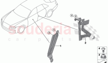 Holder cont electr central locking drive