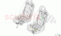 Wiring harness seat front