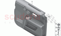 Door trim rear