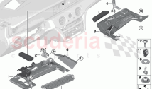 Trim panel footwell