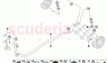 Brake pipe rear