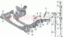 Front axle support