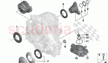 Transfer box electric gearbox
