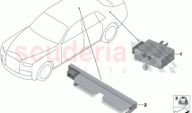 Control unit starlight headliner