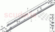 Cover door sill wheel arch