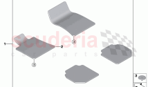 Floor mat velours