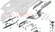 Instrument panel bottom section