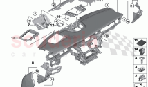 Instrument panel upper part