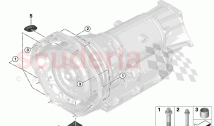 Transmission mounting parts