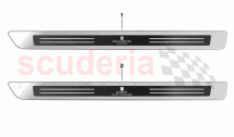 Interior trim Illuminated Treadplate