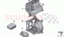 Housing sections rear air conditioner