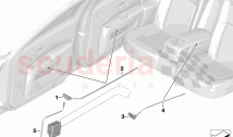 LED module optical fibre