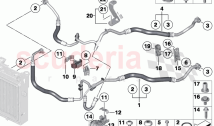 Engine oil cooler pipe