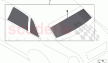 Retrofit rear compartment curtains
