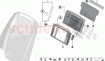 Seat front rear panel II
