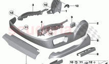Seat front seat coverings