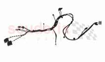 Rear seat wiring set