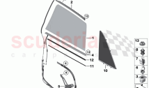 Curtain door rear