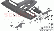 Mounting parts roofliner