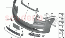 Trim panel front