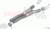 Centre muffler