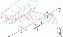 LED module fibre optic conductor door