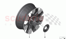 Light alloy wheel style 924