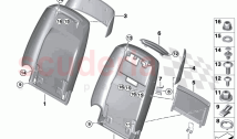 Seat front rear panel I