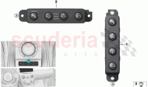 Operating unit centre console
