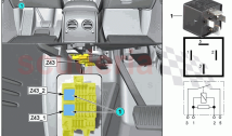 Relay terminal 30B Z43