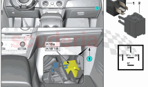 Relay wiper rest position heating K18