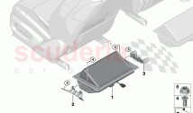 Foot rest rear