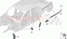 Cavity shielding side frame