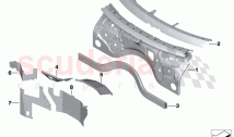 Splash wall parts