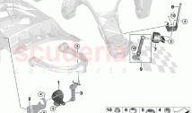 Headlight vertical aim control sensor
