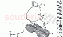 Fuel tank mounting parts