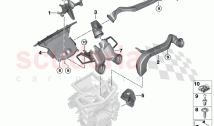 Air duct for instrument panel