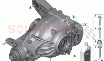 Rear axle drive