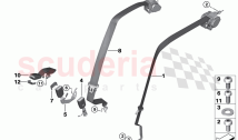 Safety belt rear