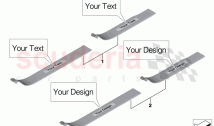 Retrofit kit illuminated treadplate