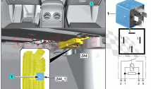 Relay terminal 30B Z44 1