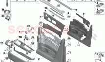 Door trim rear